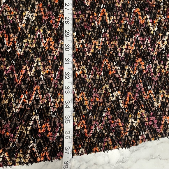 IC by Connie K Textured Chevron Zig Zag Button Front Jacket 2X Made in USA - Picture 8 of 11